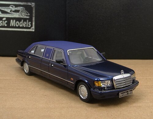 1/43 Mercedes - Benz W126 series 1000SEL Limousine 1986 - Click Image to Close