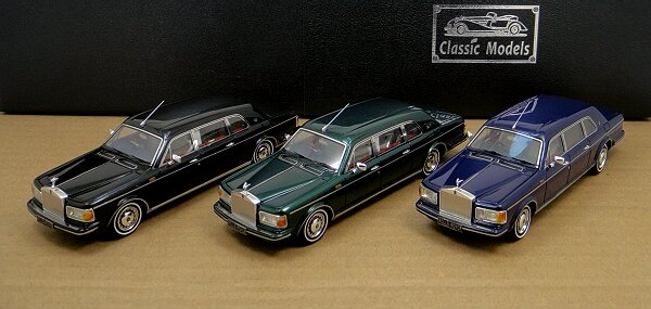 1/43 Rolls-Royce Silver Spur II Touring Limousine，Blue