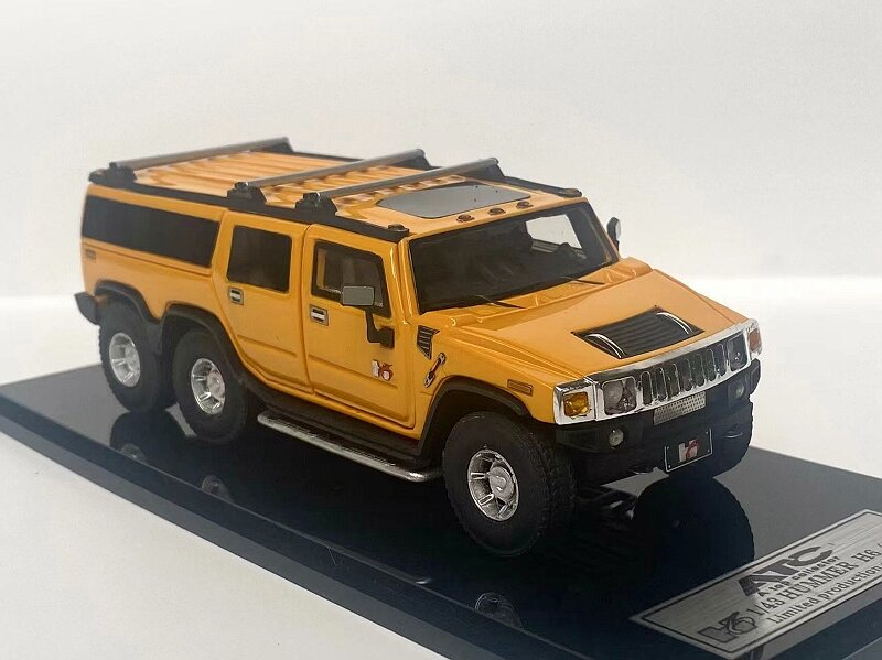 1/43 HUMMER H6 Limousin , Yellow - Click Image to Close