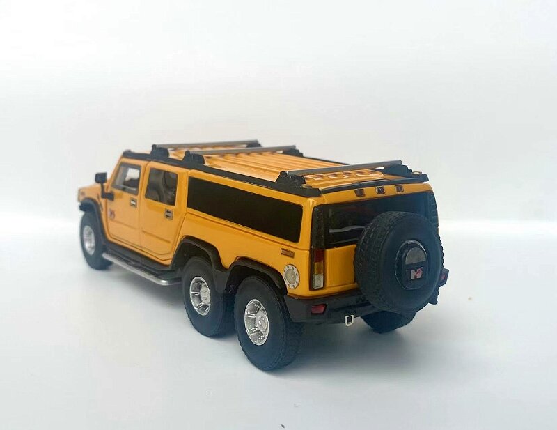 1/43 HUMMER H6 Limousin , Yellow - Click Image to Close